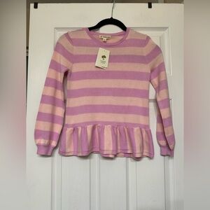 Tucker + Tate Pink and Purple Striped Sweater
